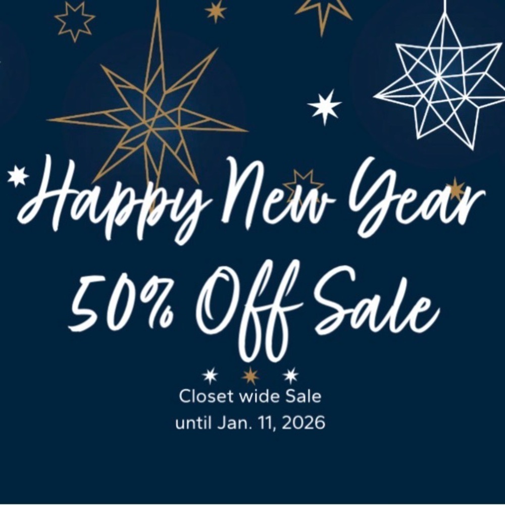 Happy New Year 50% off Sale